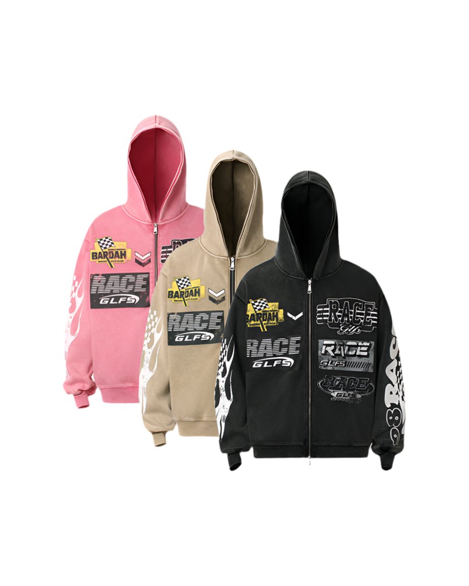 NB Racing Graphic Full-Zip Hoodie