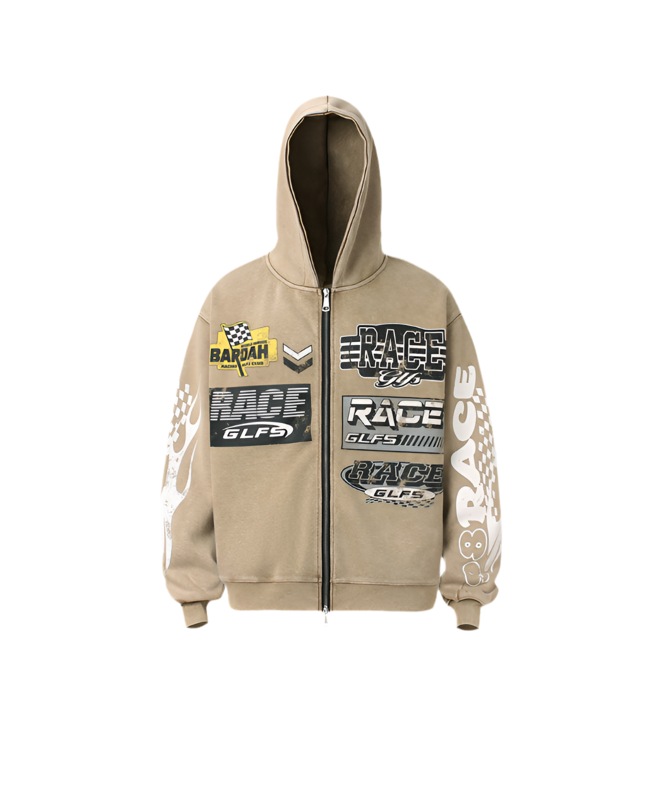 NB Racing Graphic Full-Zip Hoodie