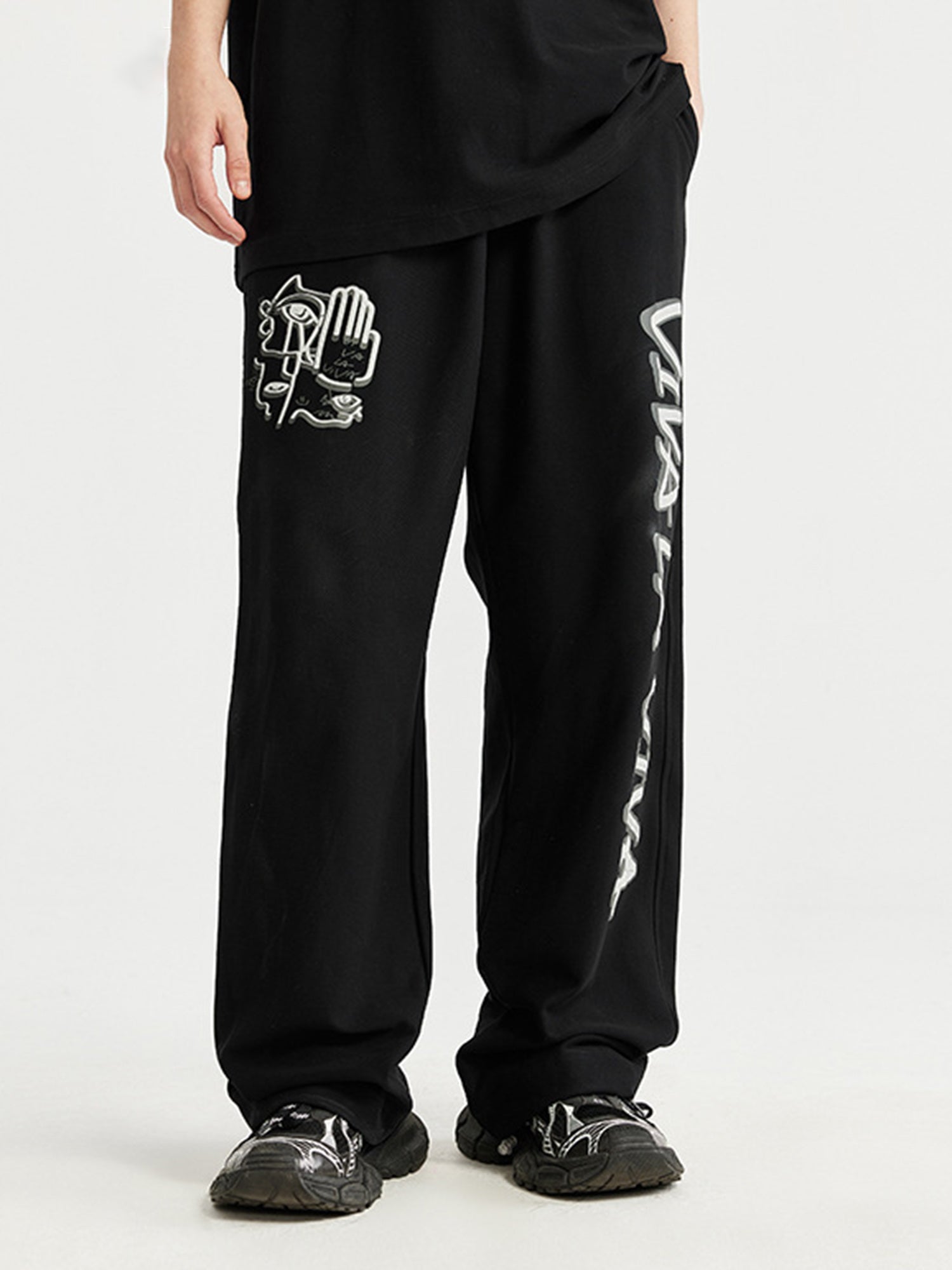 NB Print Loose Sweatpants