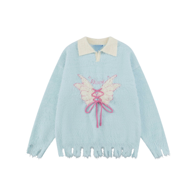 NB Butterfly Pattern Sweater