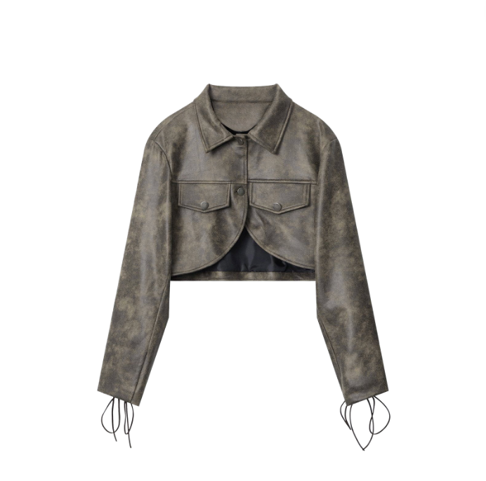 NB Camouflage Leather Jacket