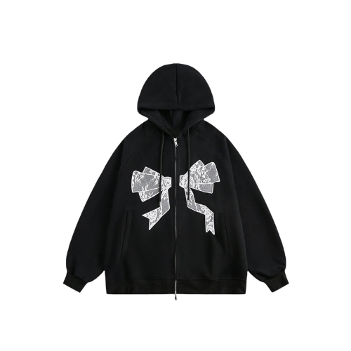 NB Embroidery Lace Bow Hoodie