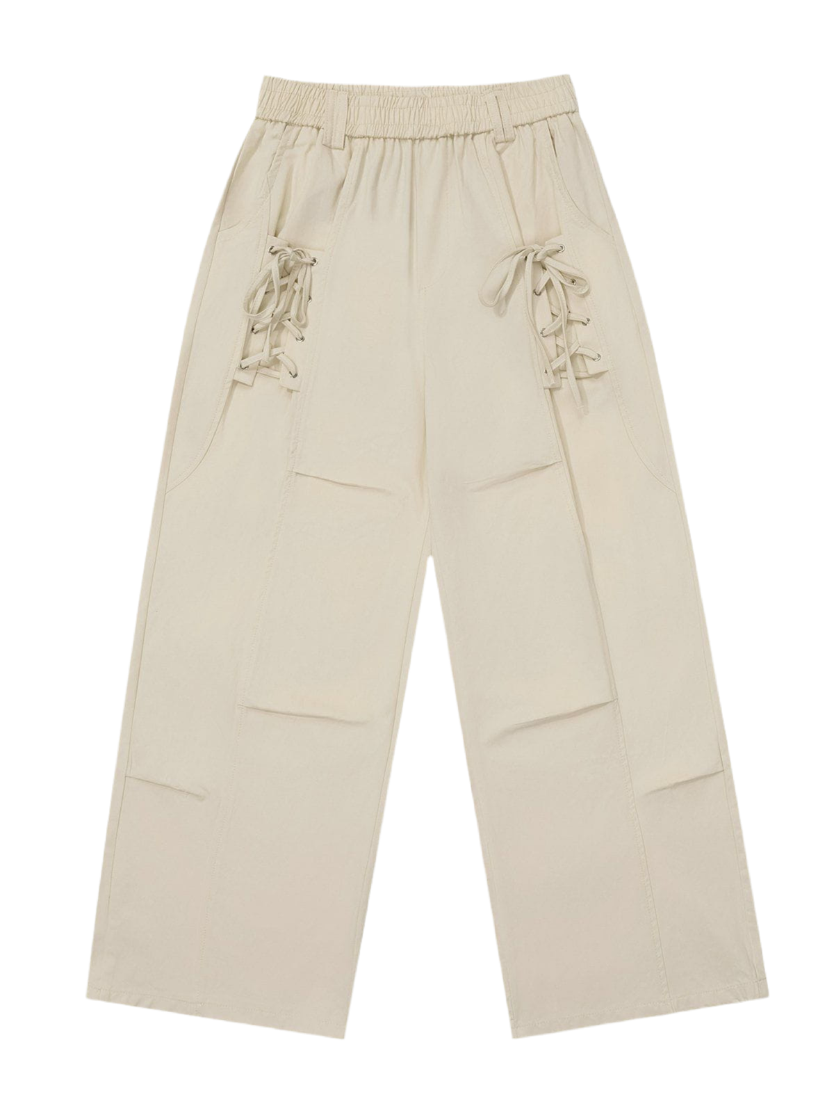 NB Tie-Waist Wrinkle Baggy Pants