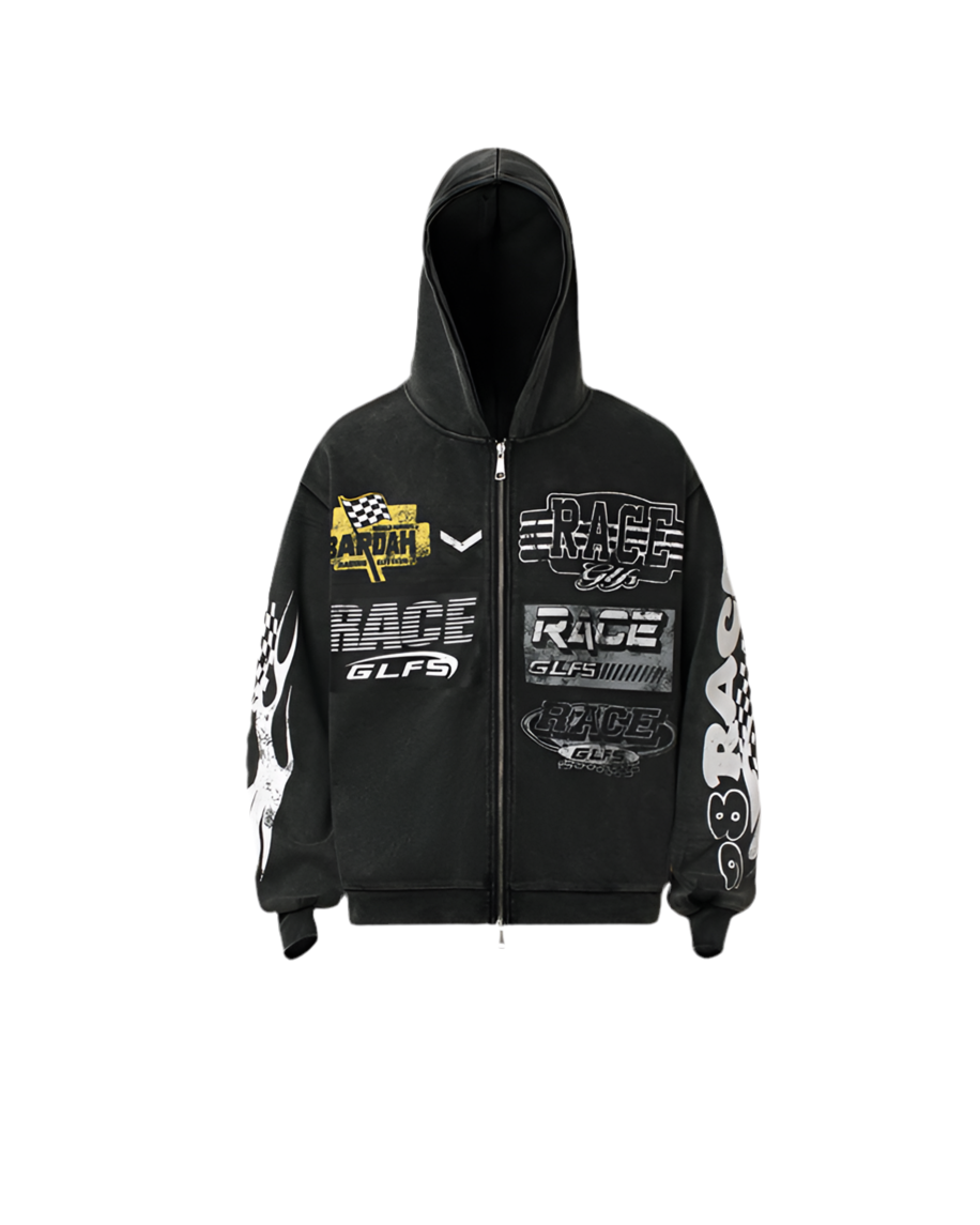 NB Racing Graphic Full-Zip Hoodie