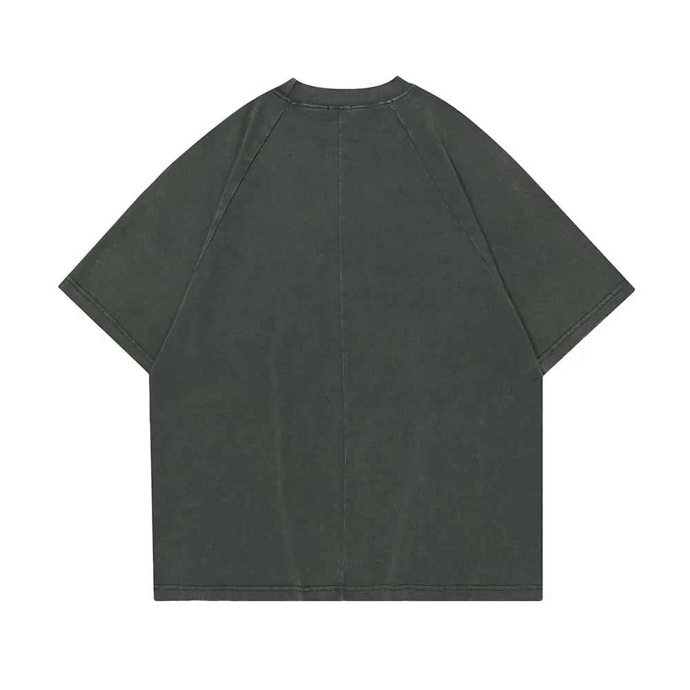 NB Distressed Oversize Cotton T-Shirt