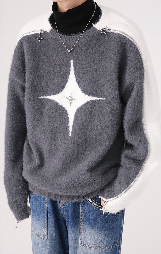 NB Star Mohair Knit Sweater