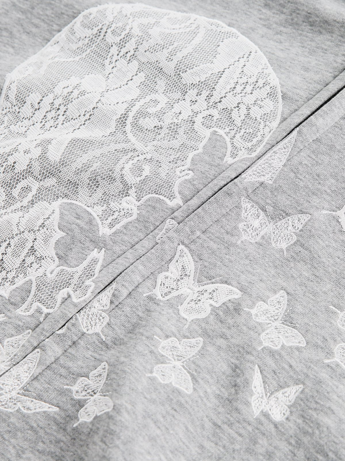 NB Lace Heart Butterfly Hoodie