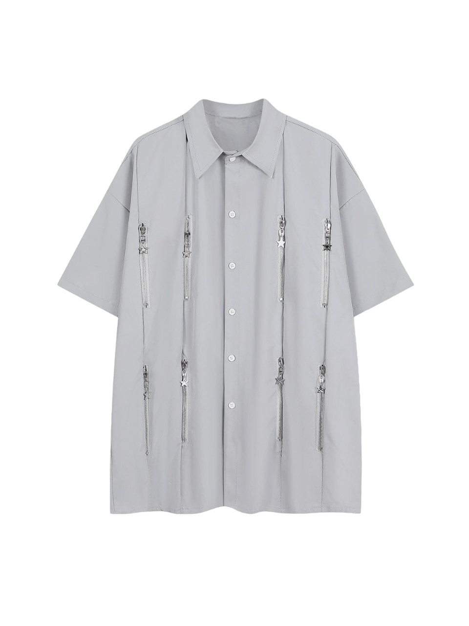 NB Star Zipper Short Sleeve Shirts
